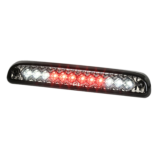 1993-2016 Ford F-250/F-350/F-450/F-550/Ranger Mazda B Series Pickup LED 3rd Brake Tail Light (Chrome Housing/Smoked Lens)