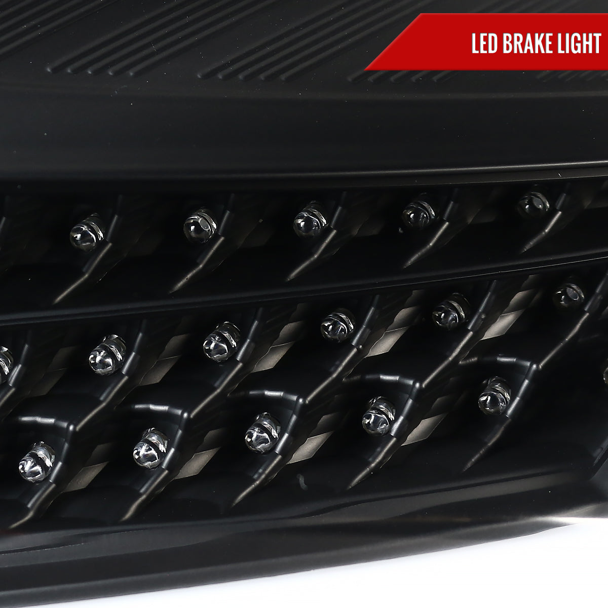 2015-2019 Ford Focus Hatchback LED Tail Lights (Matte Black Housing/Clear Lens)