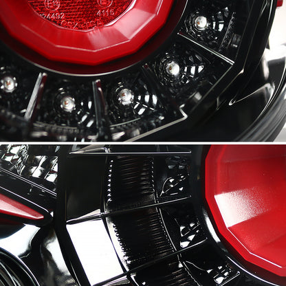 2012-2016 Scion FRS/ Subaru BRZ/ Toyota 86 LED Tail Lights (Jet Black Housing/Clear Lens)