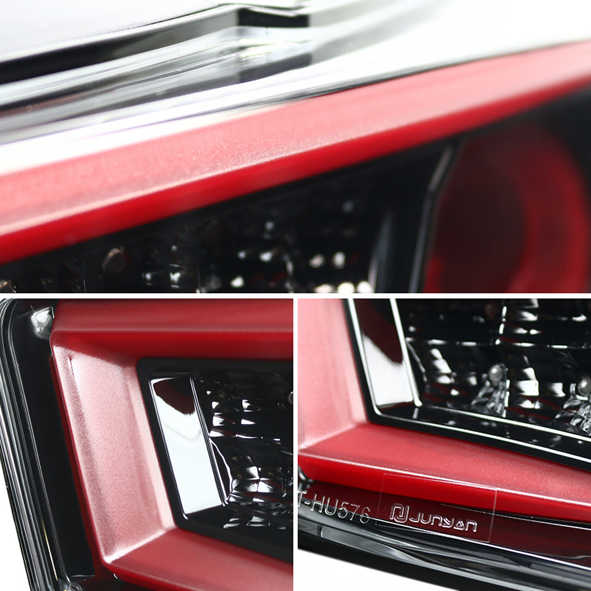 2012-2016 Scion FRS/ Subaru BRZ/ Toyota 86 LED Tail Lights (Jet Black Housing/Clear Lens)