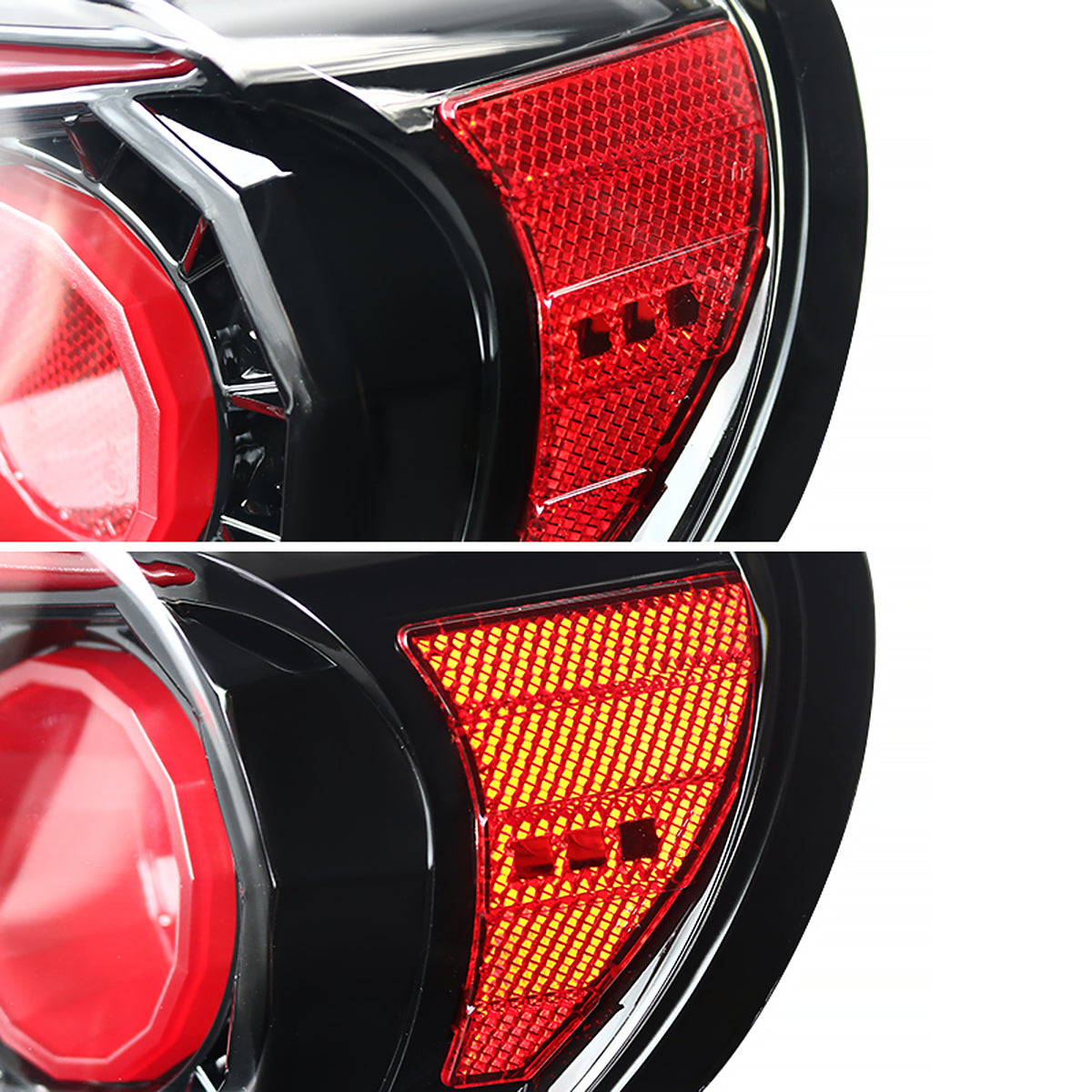 2012-2016 Scion FRS/ Subaru BRZ/ Toyota 86 LED Tail Lights (Jet Black Housing/Clear Lens)