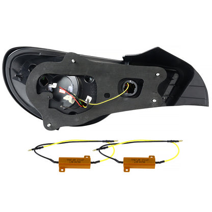 2012-2016 Scion FRS/ Subaru BRZ/ Toyota 86 LED Tail Lights (Jet Black Housing/Clear Lens)