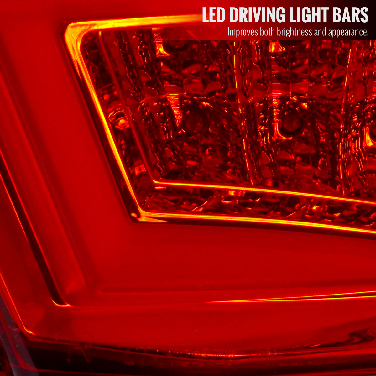 2012-2016 Scion FRS/ Subaru BRZ/ Toyota 86 Sequential LED Tail Lights (Chrome Housing/Red Lens)