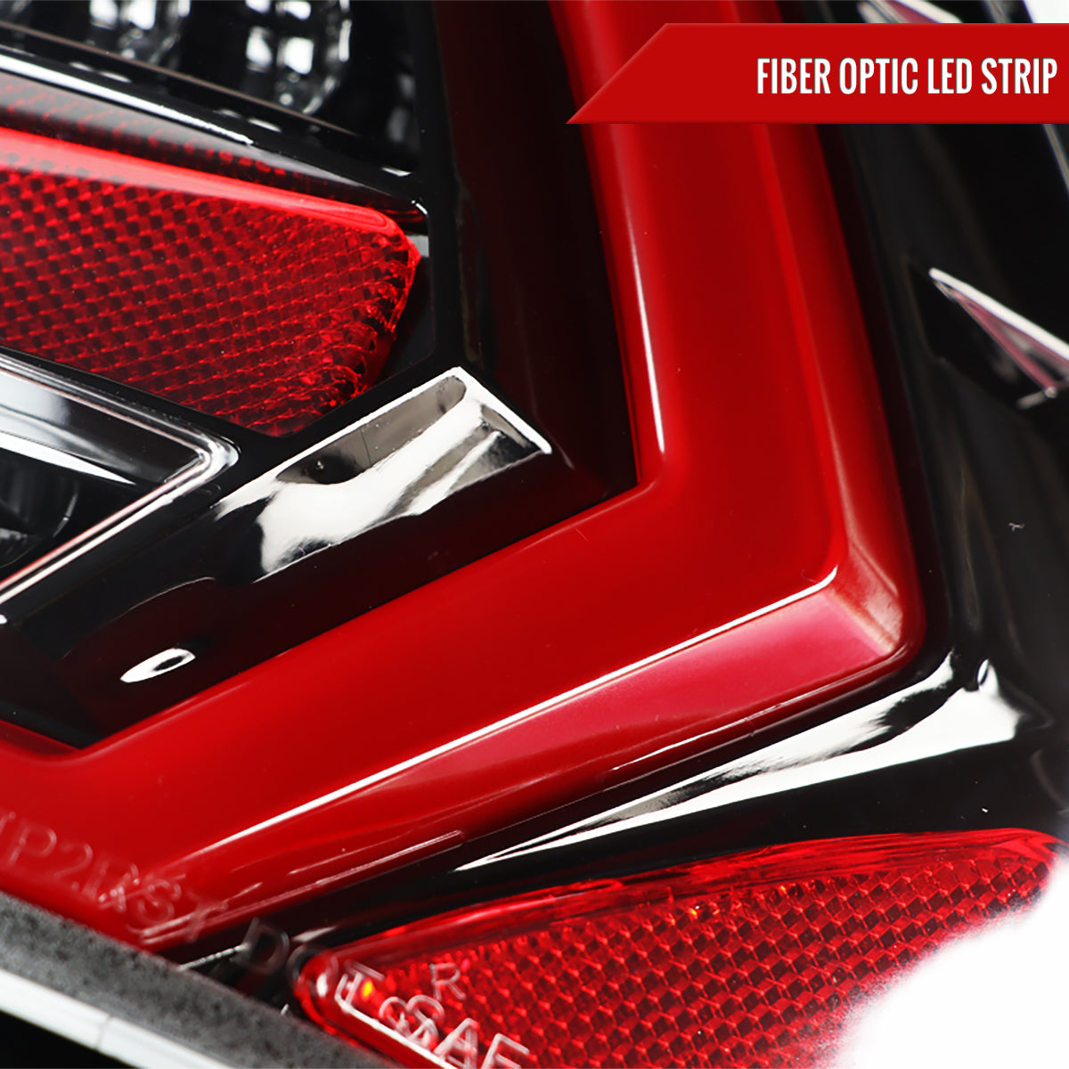 2010-2012 Ford Fusion LED Tail Lights (Jet Black Housing/Clear Lens)