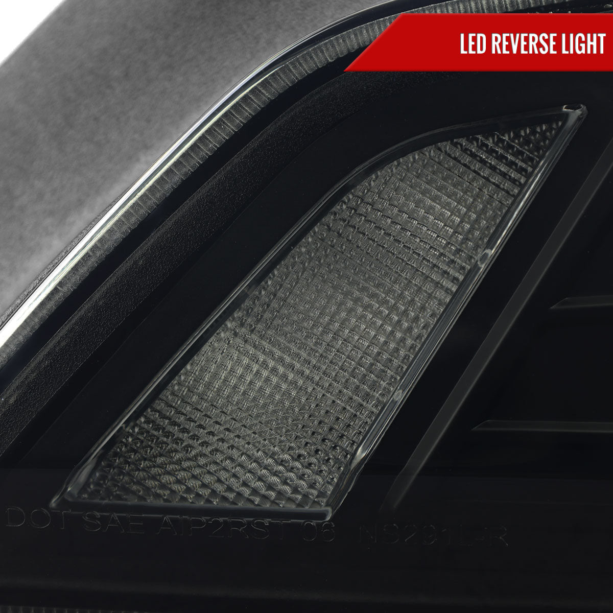 2008-2013 Infiniti G37/2014-2015 Q60 Coupe/Convertible Red LED Tail Lights w/ Switchback Sequential Turn Signals (Black Housing / Smoked Lens)