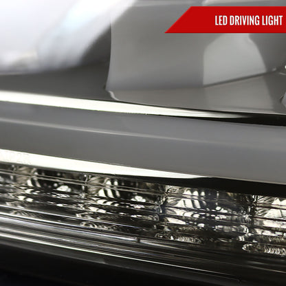 2010-2016 Hyundai Genesis Coupe White Bar Sequential LED Tail Lights (Chrome Housing/Smoked Lens)