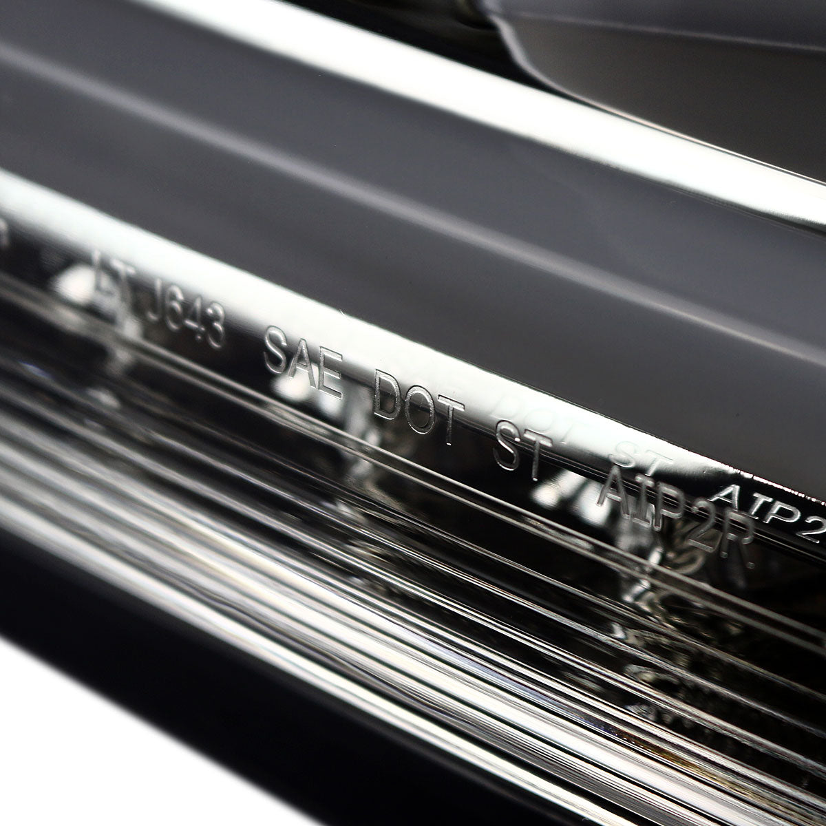 2010-2016 Hyundai Genesis Coupe White Bar Sequential LED Tail Lights (Chrome Housing/Smoked Lens)