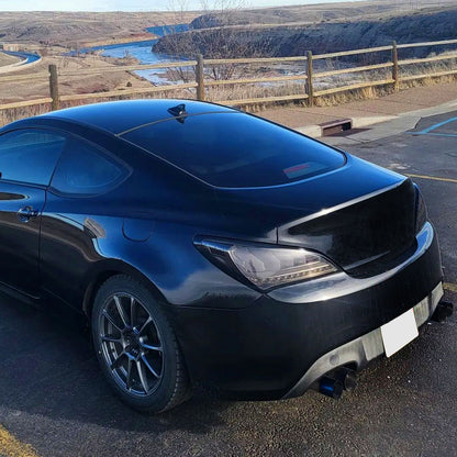 2010-2016 Hyundai Genesis Coupe White Bar Sequential LED Tail Lights (Chrome Housing/Smoked Lens)