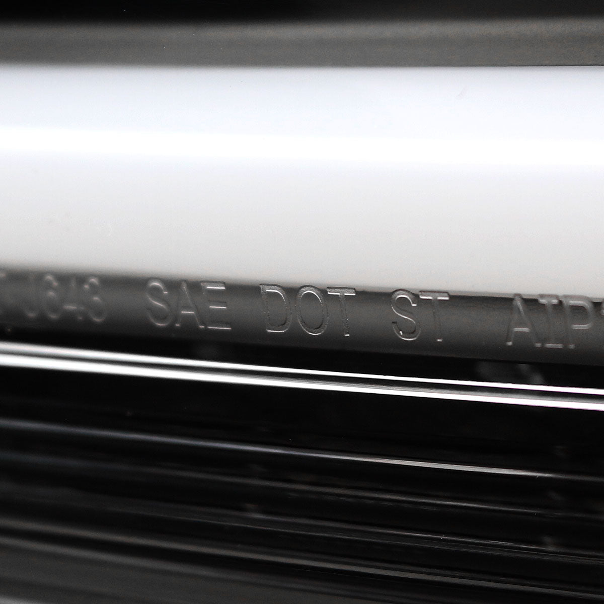 2010-2016 Hyundai Genesis Coupe White Bar Sequential LED Tail Lights (Matte Black Housing/Clear Lens)