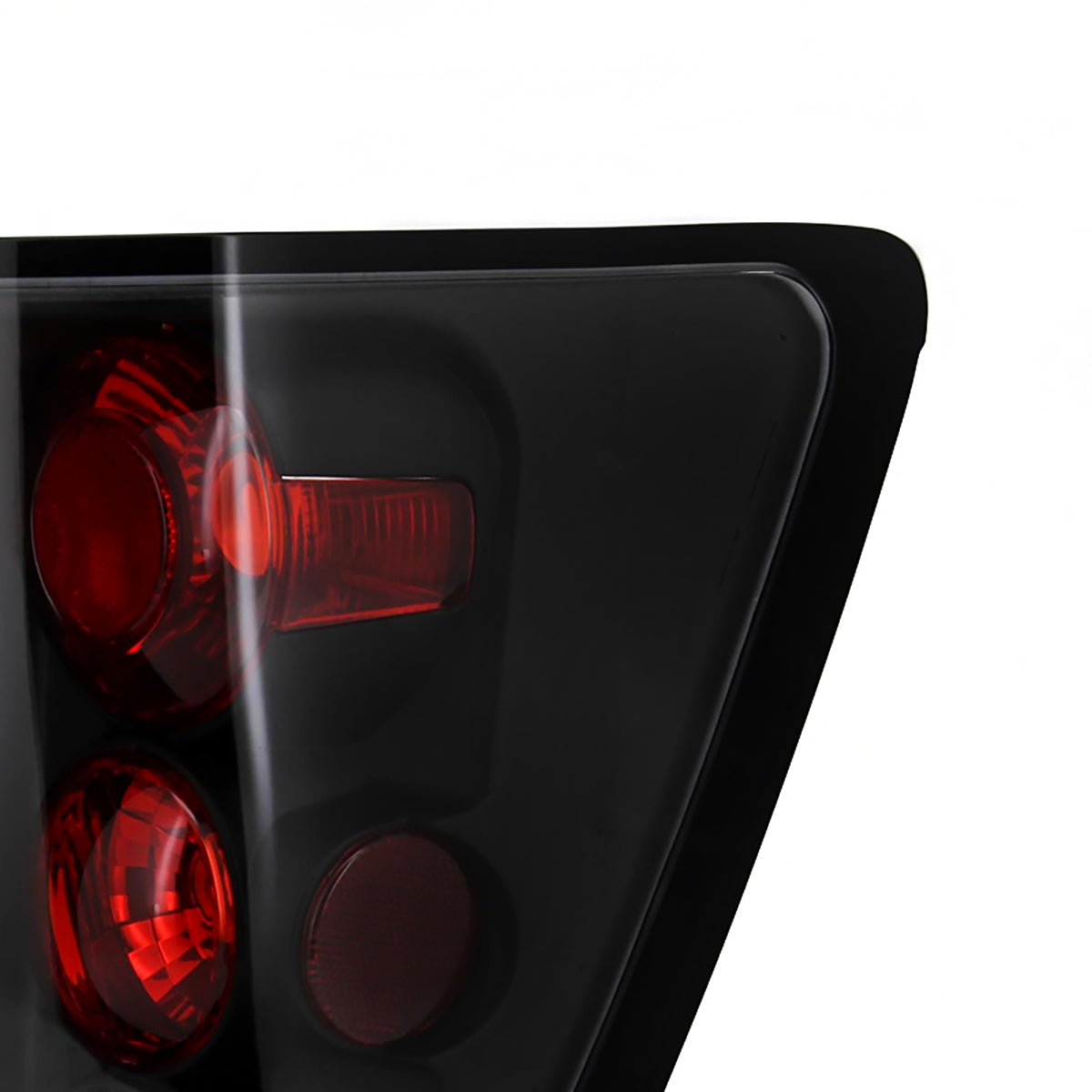 2005-2006 Jeep Grand Cherokee Tail Lights (Matte Black Housing/Clear Lens)