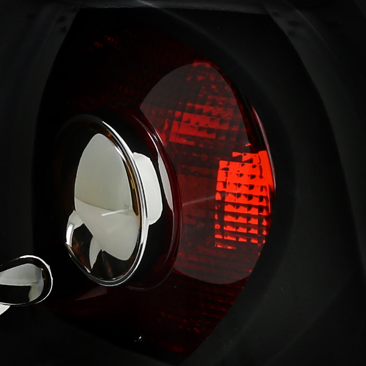 2006-2009 Volkswagen Golf GTI Mk5/Rabbit/R32 Tail Lights (Matte Black Housing/Clear Lens)
