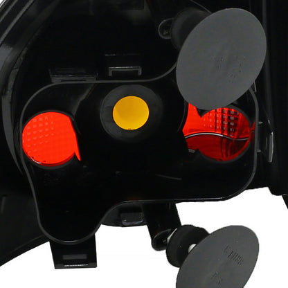 2006-2009 Volkswagen Golf GTI Mk5/Rabbit/R32 Tail Lights (Matte Black Housing/Clear Lens)