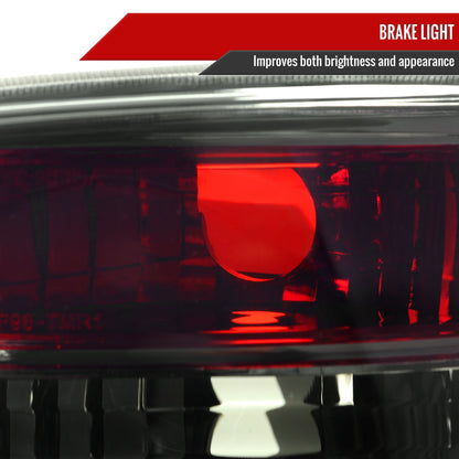 1999-2006 Volkswagen Golf Mk4/GTI/R32 Tail Lights (Chrome Housing/Smoked Lens)