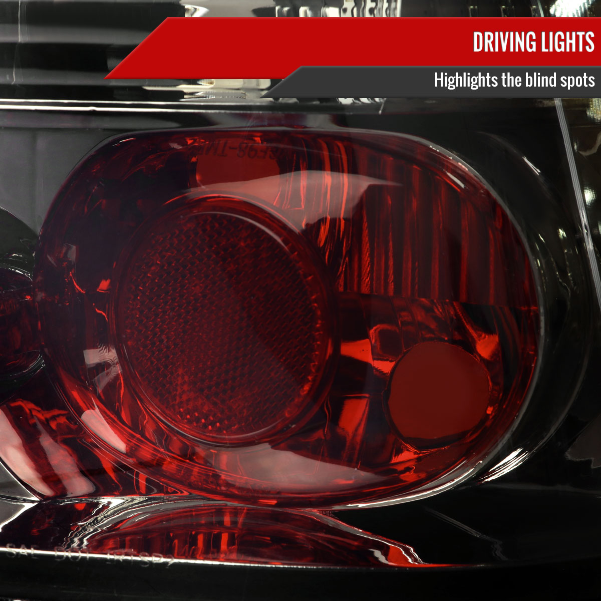 1999-2006 Volkswagen Golf Mk4/GTI/R32 Tail Lights (Chrome Housing/Smoked Lens)