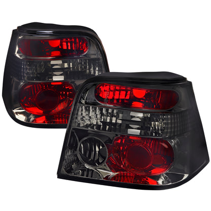 1999-2006 Volkswagen Golf Mk4/GTI/R32 Tail Lights (Chrome Housing/Smoked Lens)