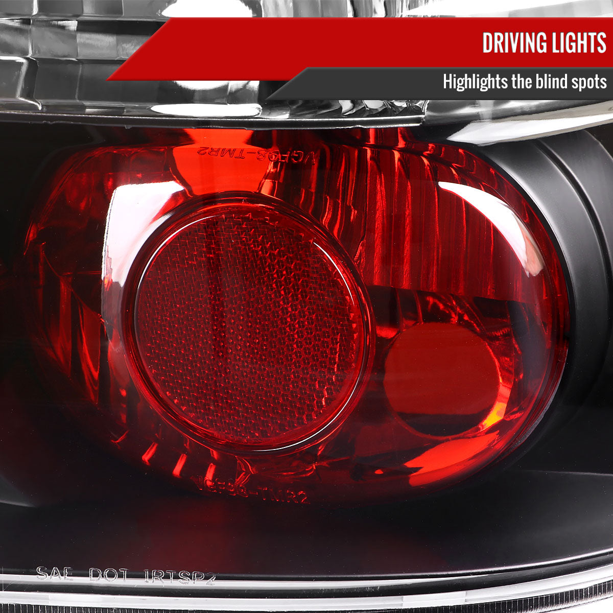1999-2006 Volkswagen Golf Mk4/GTI/R32 Tail Lights (Matte Black Housing/Clear Lens)