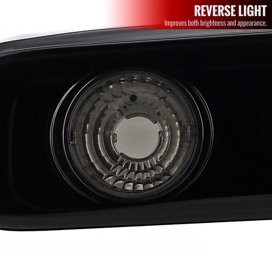 1994-2001 Acura Integra Hatchback Tail Lights (Glossy Black Housing/Smoked Lens)