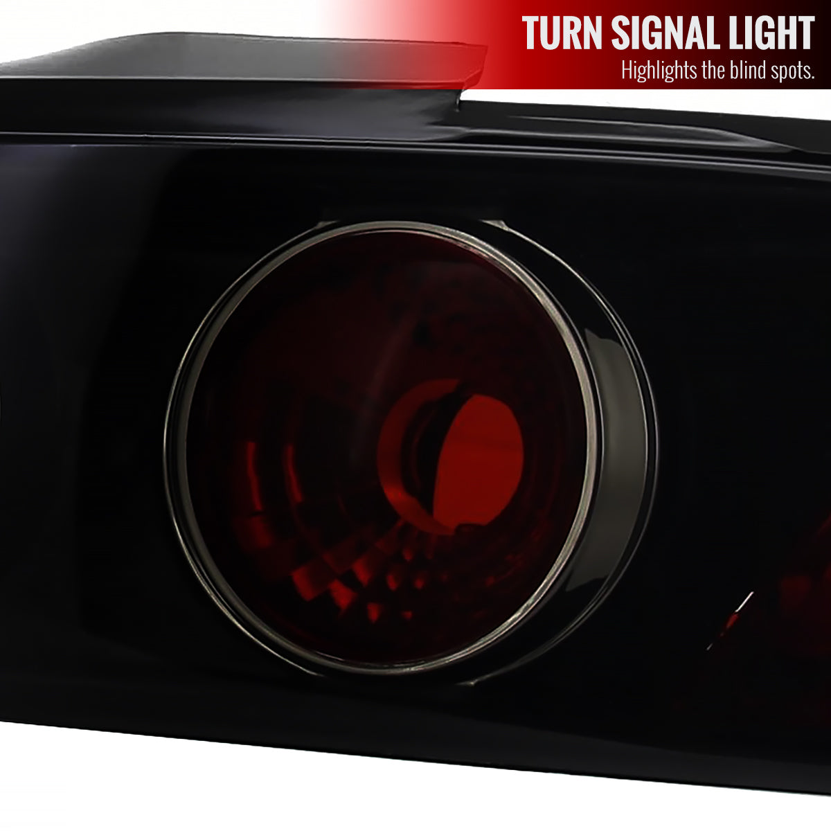 1994-2001 Acura Integra Hatchback Tail Lights (Glossy Black Housing/Smoked Lens)