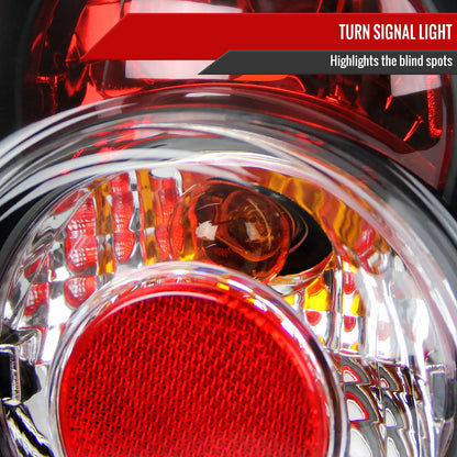 1999-2005 Volkswagen Jetta/Bora Mk4 Sedan Tail Lights (Matte Black Housing/Clear Lens)