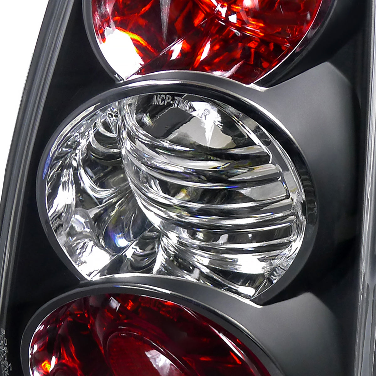 2002-2004 Mini Cooper Tail Lights (Matte Black Housing/Clear Lens)