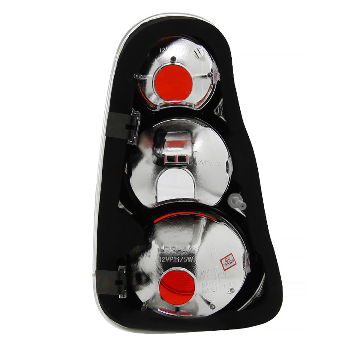 2002-2004 Mini Cooper Tail Lights (Matte Black Housing/Clear Lens)