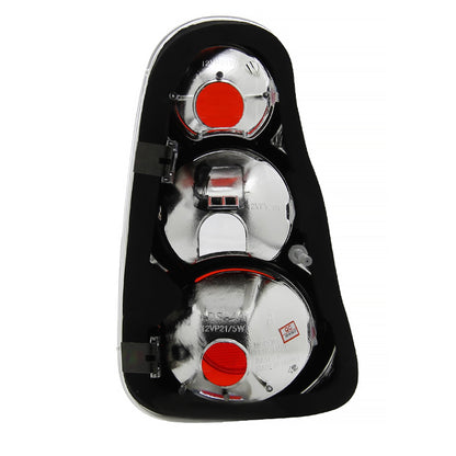 2002-2004 Mini Cooper Tail Lights (Matte Black Housing/Clear Lens)