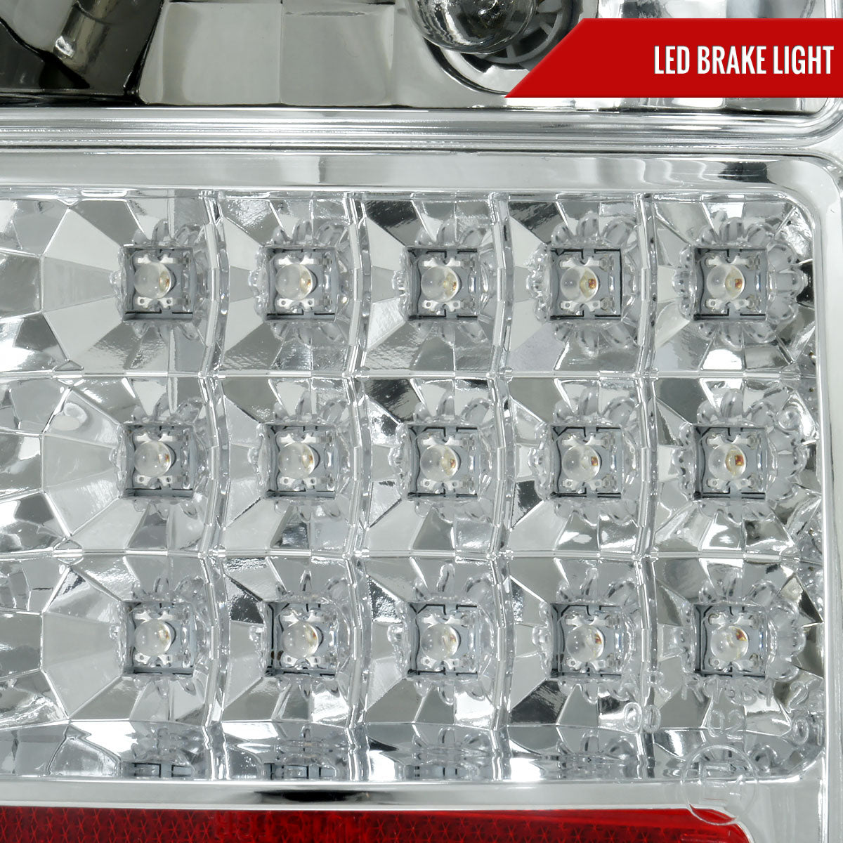 2005-2006 Mini Cooper S LED Tail Lights (Chrome Housing/Clear Lens)