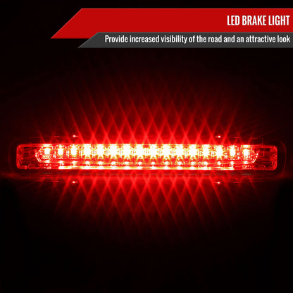 2005-2009 Ford Mustang LED 3rd Brake Light (Chrome Housing/Clear Lens)