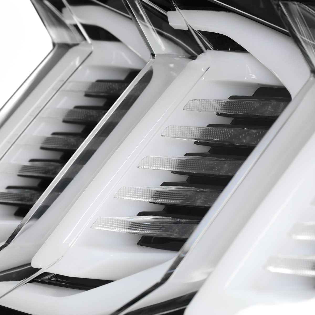 2015-2023 Ford Mustang Sequential Signal LED Tail Lights (Jet Black Housing/Clean Lens)