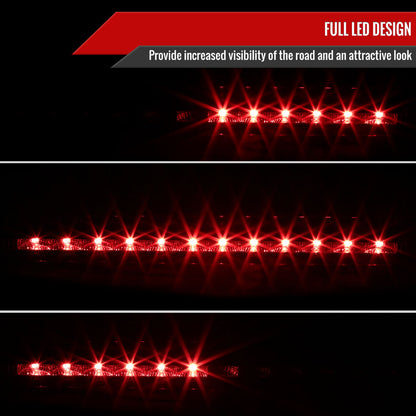 1999-2004 Ford Mustang LED 3rd Brake Light (Chrome Housing/Red Lens)