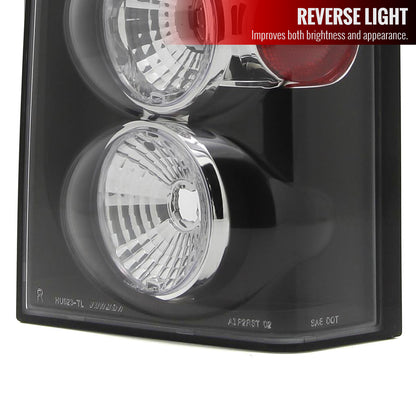 2005-2012 Nissan Pathfinder Tail Lights (Matte Black Housing/Clear Lens)