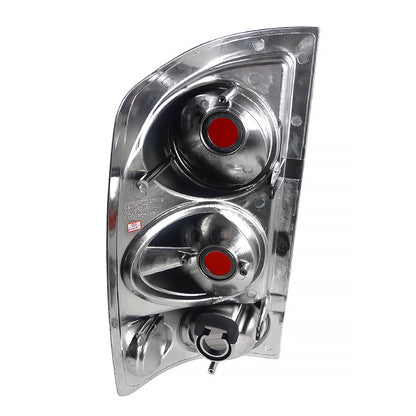 2002-2006 Dodge RAM Retro Style Tail Lights (Matte Black Housing/Clear Lens)