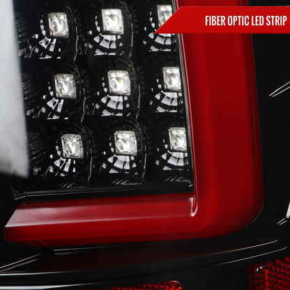 2002-2006 Dodge RAM 1500 2500 3500 LED Tail Lights -G2 (Jet Black Housing/Clear Lens)