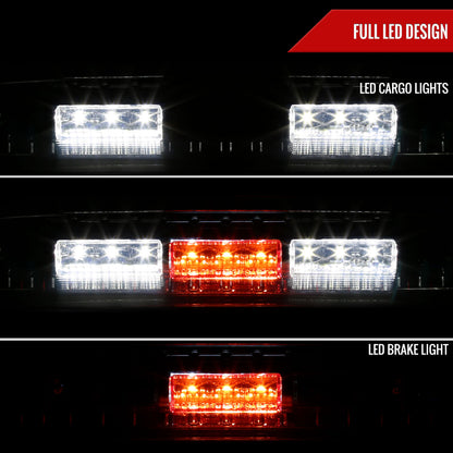 2009-2013 Dodge RAM SMD LED 3rd Brake Light (Chrome Housing/Clear Lens)