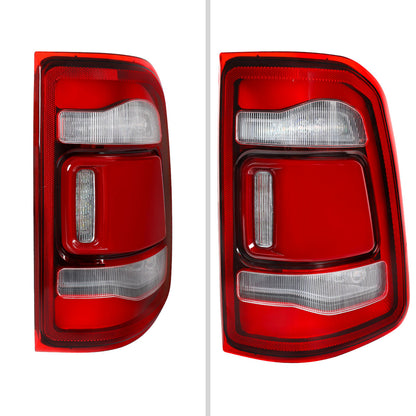 2019-2024 Ram 1500 LED Tail Lights - Chrome/Red - view 8