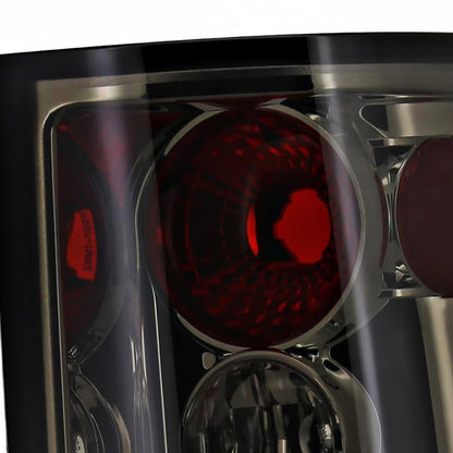 2005-2010 Honda Ridgeline Tail Lights (Chrome Housing/Smoked Lens)