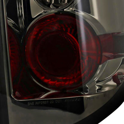 2005-2010 Honda Ridgeline Tail Lights (Chrome Housing/Smoked Lens)