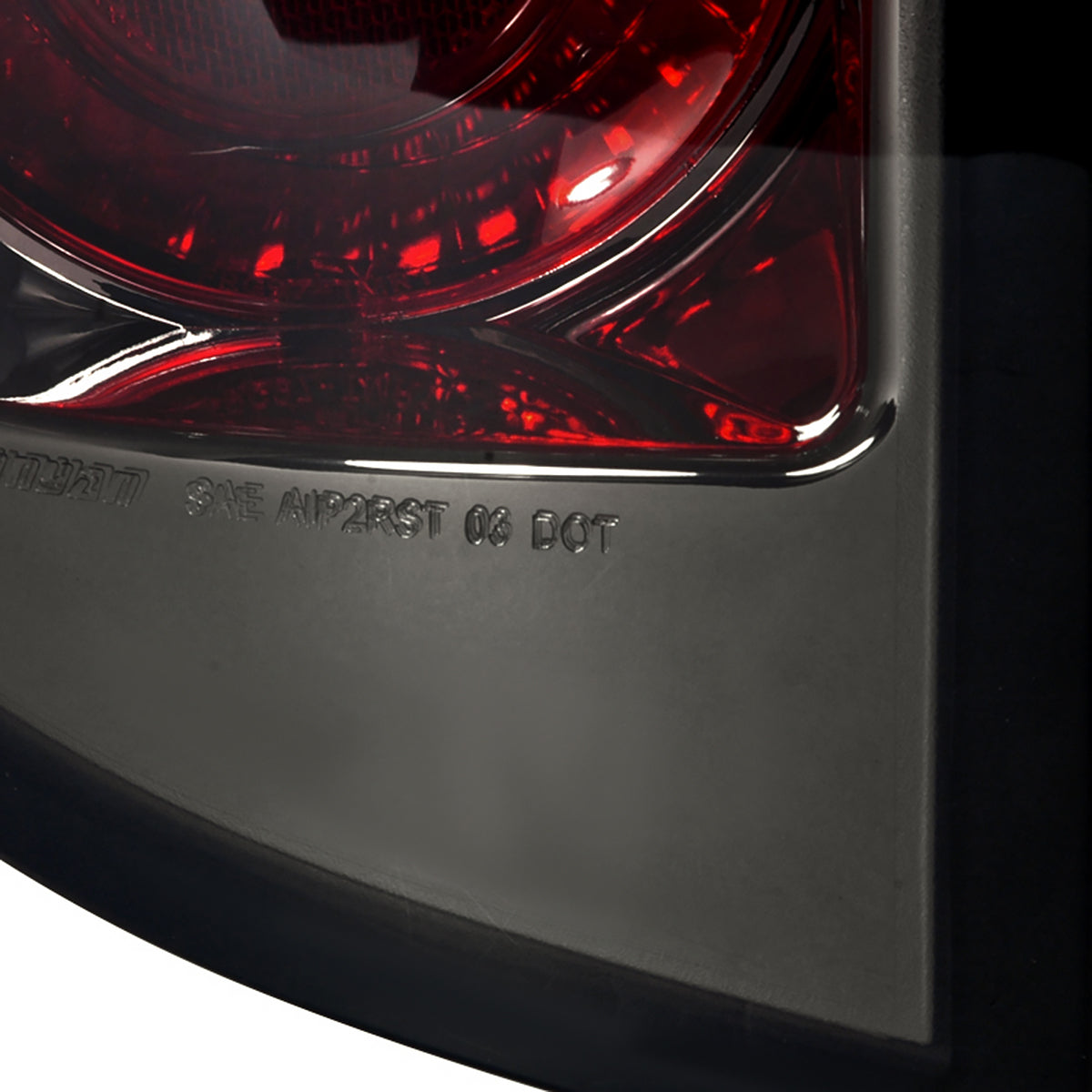 2005-2010 Honda Ridgeline Tail Lights (Chrome Housing/Smoked Lens)