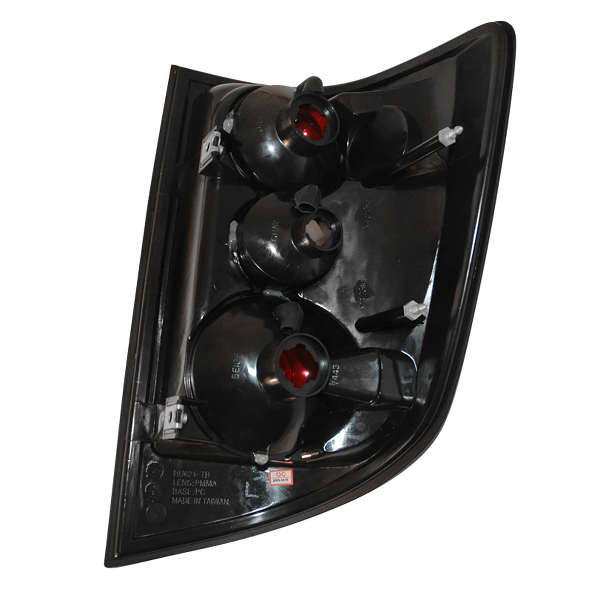 2005-2010 Honda Ridgeline Tail Lights (Chrome Housing/Smoked Lens)