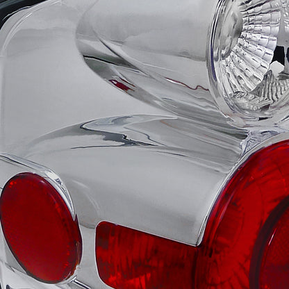 1994-2004 Chevrolet S10/ GMC Sonoma/ Isuzu Hombre Tail Lights (Chrome Housing/Clear Lens)