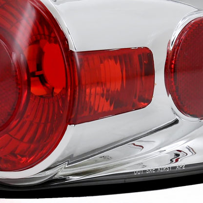 1994-2004 Chevrolet S10/ GMC Sonoma/ Isuzu Hombre Tail Lights (Chrome Housing/Clear Lens)