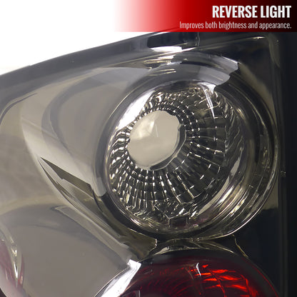 1994-2004 Chevrolet S10/ GMC Sonoma/ Isuzu Hombre Tail Lights (Chrome Housing/Smoked Lens)