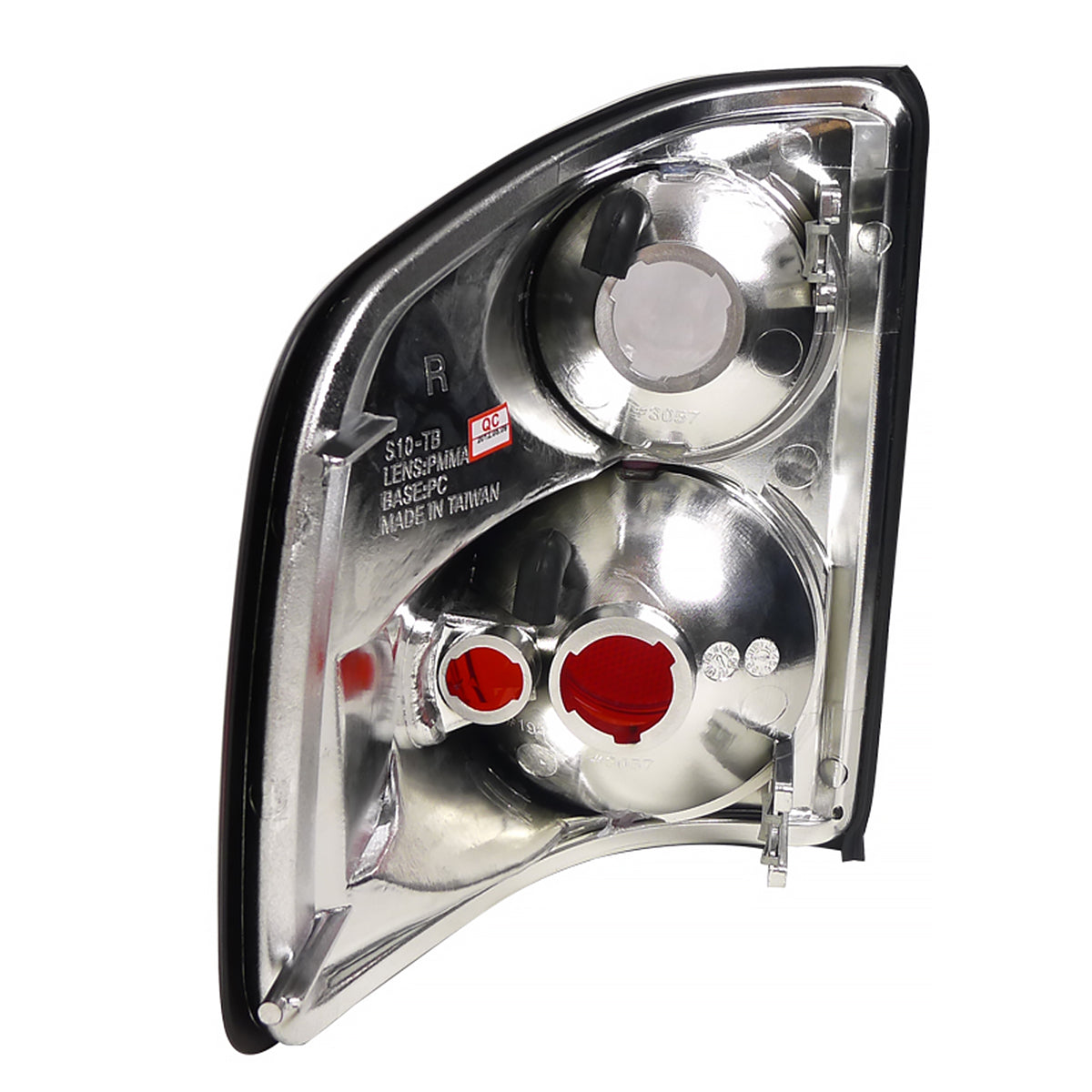 1994-2004 Chevrolet S10/ GMC Sonoma/ Isuzu Hombre Tail Lights (Chrome Housing/Smoked Lens)