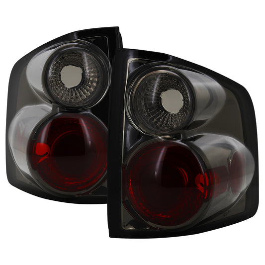 1994-2004 Chevrolet S10/ GMC Sonoma/ Isuzu Hombre Tail Lights (Chrome Housing/Smoked Lens)