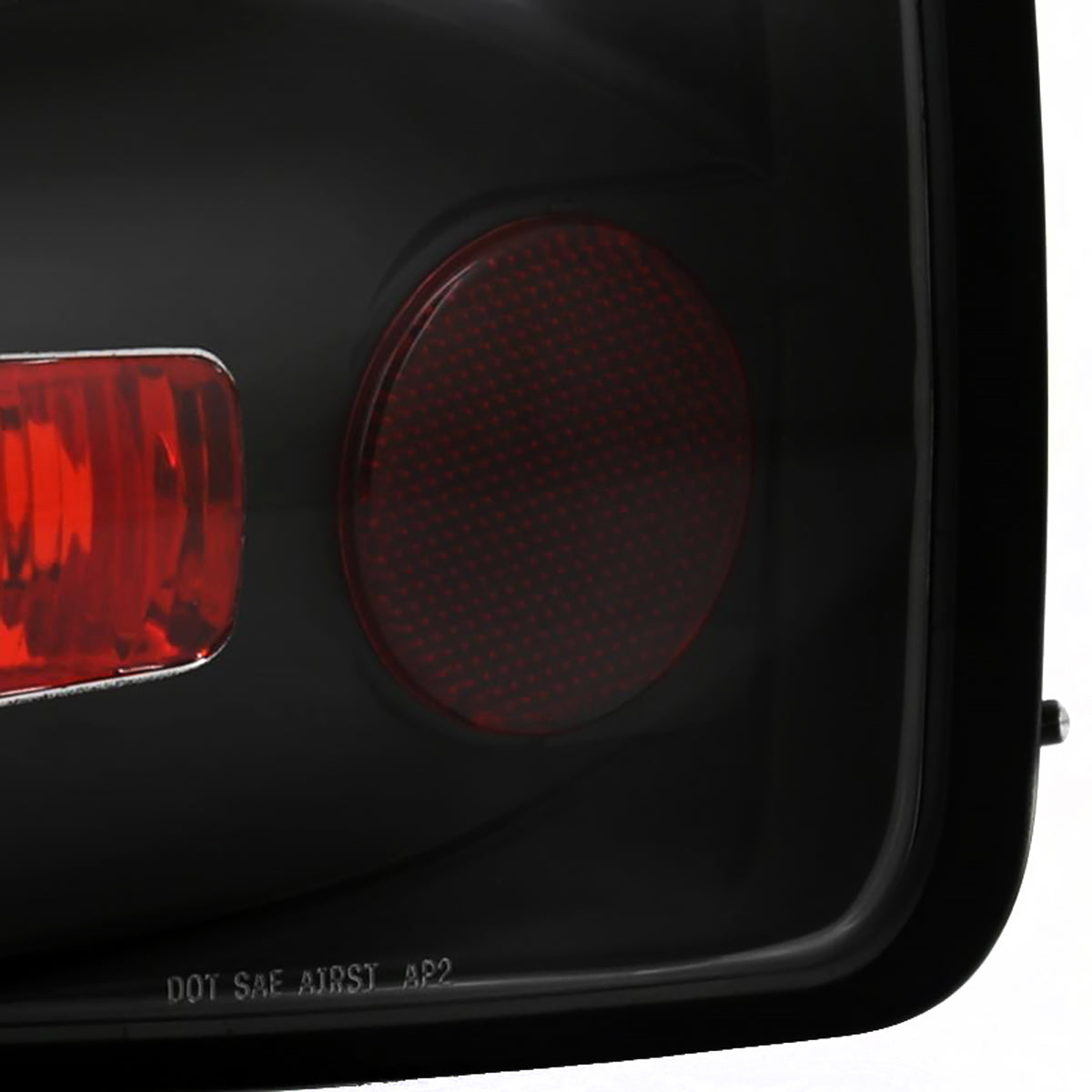 1994-2004 Chevrolet S10/ GMC Sonoma/ Isuzu Hombre Tail Lights (Matte Black Housing/Clear Lens)