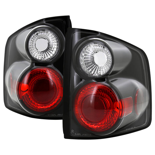 1994-2004 Chevrolet S10/ GMC Sonoma/ Isuzu Hombre Tail Lights (Matte Black Housing/Clear Lens)