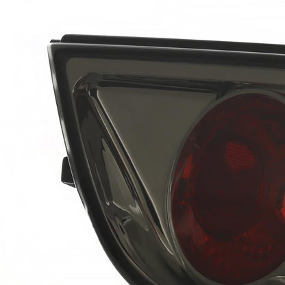 1989-1994 Nissan 240SX S13 Hatchback Tail Lights (Chrome Housing/Smoked Lens)