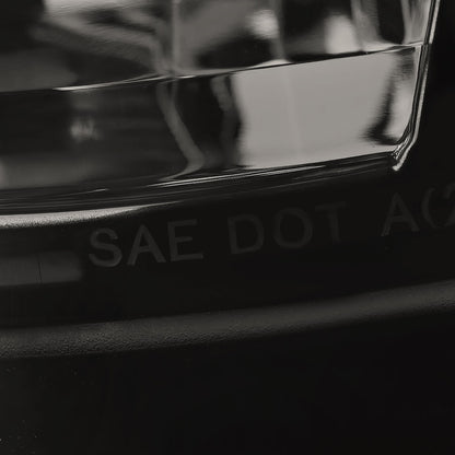 2007-2013 GMC Sierra 1500/ 2007-2014 Sierra 2500HD 3500HD LED Tail Lights (Glossy Black Housing/Smoked Lens)