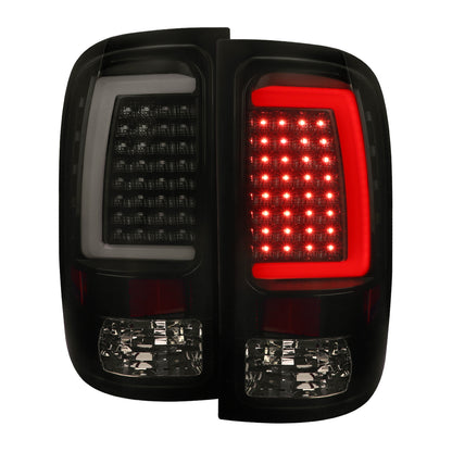 2007-2013 GMC Sierra 1500/ 2007-2014 Sierra 2500HD 3500HD LED Tail Lights (Glossy Black Housing/Smoked Lens)