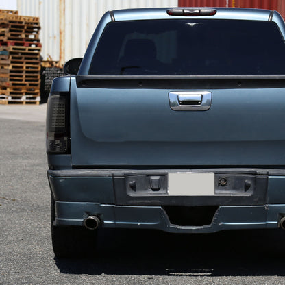 2007-2013 GMC Sierra 1500 / 2007-2014 Sierra 2500HD 3500HD C-Bar LED Tail Lights (Chrome Housing/Smoked Lens)